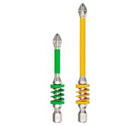 yybng Juego De Brocas Para Atornillador Eléctrico,Set De 2 Piezas Para Tornillos | Puntas Resistentes Con Antideslizante De Muelle Para Técnico Mecánico Muebles Pladur Hogar Manualidades