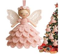 yybng Muñeca Ángel - Juguete Decorativo Hecho A Mano Reutilizable | Kit De Ganchillo Para Ángeles Decorativos,Para Hombres Adultos Niños Niñas Principiantes Navidad Cumpleaños Fiesta Hogar Árbol