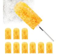 yybng Recambios De Plumero De Limpieza - Cepillo Anti-Estática para Eliminar Polvo | Recambio para Estanterías, Paredes, Electrónicos, Techo, Coche, Florero, Muebles, Lámpara, Ventana y Suelo,Techos