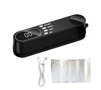 yybng Sellador al Vacío Pequeño,Herramienta Compacta para Sellado de Bolsas de Alimentos - Selladora Al Vacío Compacta Para Alimentos,Para Hogar Residencia Estudiantil Restaurante Apartamento Negocios