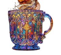 yybng Vasos De Vidrio De Colores - Vaso Inspirador Para Café Y Té,Vaso De Bebidas De 400ml De Vidrio Para Whisky Vino Té Bebidas Cocina Exterior Fiesta Picnic Camping Y Piscina