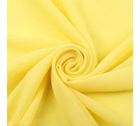 YYCRAFT The Yard - Tela de gasa de 59 pulgadas de ancho, 5 yardas, color amarillo