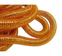 YYCRAFT Tubo de malla sólida Deco Flex de 10 yardas para coronas, Cyberlox CRIN manualidades, Halloween, 16 mm, 5/8 pulgadas (naranja de Halloween)