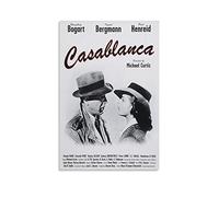 yydds Póster de película Casablanca en lienzo para pared, decoración estética de habitación, pósteres de pintura, decoración del hogar, oficina, 16 x 24 pulgadas (40 x 60 cm)
