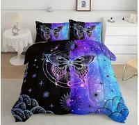 YYDIANZ Edredon Cama 150 De EnsueñO Edredón Mariposa de Microfibra 300gr/m², Relleno Nórdico Suave, Ligero, Reversible y Transpirable, 4 Estaciones (220x240 cm)