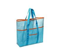 YYDPYZBD Bolsa de Almacenamiento para el hogar Bolso Extra Grande La Playa Malla, Cestas del Juguete Natación Secado Rápido-Azul