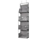 YYDPYZBD Bolsa de Almacenamiento para el hogar Colgante Trasera Puerta Miscelánea-Gris 4 Capas