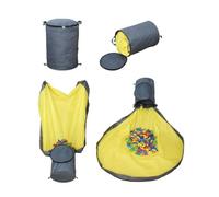 YYDPYZBD Bolsa de Almacenamiento para el hogar Cubo Juguetes, Rápido Desmontable Grande-Azul