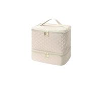 YYDPYZBD Bolsa de Almacenamiento para el hogar Organizador Esmalte Uñas con Luz UV Doble Capa-poliéster-LG-Khaki