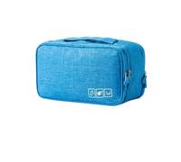 YYDPYZBD Bolsa de Almacenamiento para el hogar Organizadora Sujetador Viaje Ropa Interior, Calcetines, Accesorios Ropa-Azul