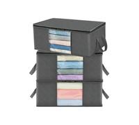 YYDPYZBD Bolsa de Almacenamiento para el hogar Ropa Plegable, Contenedores Gran Capacidad, 3 6 Uds -3 Piezas 90l
