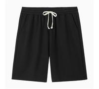 YYDPYZBD Pantalones Cortos para Hombre Men De Talla Grande 5XL 6XL 7XL Chándal Sueltos Cintura Elástica-negro-4xl (135-145 Kg)