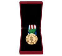 YYDSTES 2024 Medalla Campeón de Fútbol Dorada 5 cm con Cinta, Medalla Trofeo de Fútbol Recuerdo para Aficionados, Regalo para Fans del Fútbol, Decoración Coleccionable