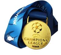 YYDSTES Medallas de la Liga de Campeones 2025 Souvenirs de la Liga de Fútbol Coleccionables Deportivos los Mejores Regalos para los Aficionados al Fútbol
