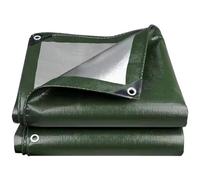 YYDSWTW 10 Piezas Lona Lona a Prueba de Agua Hoja de Tumba de Carpa Pesada Verde 2 * 12m