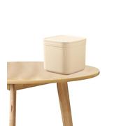 YYDSWTW Basura de la basura del escritorio lavado puede presionar tapa tipo fácil limpiar With lid