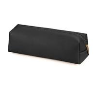 YYDSWTW Estuche de lápiz bolígrafo PU PU REATOR DE CONTRARINGA HACIDADO para DESEJO DE Oficina Viaje Negro 200 * 60 * 60mm