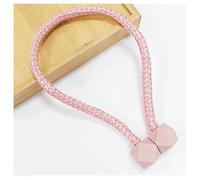 YYDSWTW Modernos alzapaños magnéticos para Cortinas, Decorativos, sin Cuerda con Hebilla para Cortinas, Dormitorio, Sala de Estar Rosa 2 Piezas