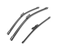 YYGGWL Coche Limpiaparabrisas para VW para Golf 7 MK7 Hatchback 2012 2013 2014 2015 2016 2017 2018 26"+18"+11" Limpiaparabrisas Delantero Trasero Parabrisas Accesorios Ventana 3PCS Parabrisas