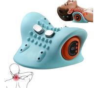 YYGJYGOO 2024 Nuevo masajeador de Cuello Relajante Hugterra, Almohada de Masaje Shiatsu portátil, Dispositivo de tracción Cervical para Espalda, Cuello y Hombros