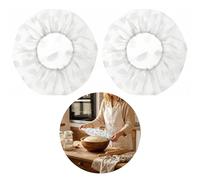 YYHCC Abdeckhaube Gärkorb,Brot Backen Zubehör,abdeckhauben für Lebensmittel,gärfolie,sauerteig zubehör,brotback,2 Stück
