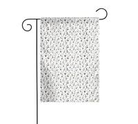 YYHHAOFA Bandera de jardín con estampado de rayas y luces de 12 x 18 pulgadas, cubierta resistente a la intemperie, elegante capa de jardín para decoración de patio y patio trasero
