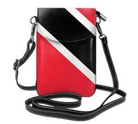 YYHHAOFA Bandolera pequeña de piel con diseño de bandera de Trinidad y Tobago para mujer, impermeable y duradera