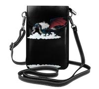 YYHHAOFA Bolso cruzado pequeño de piel con diseño de dragón rodeado de humo para mujer, impermeable y duradero