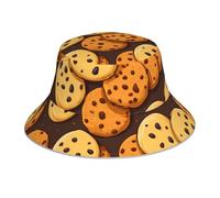 YYHHAOFA Cookies Food Chocolate Chip Biscuits - Sombrero reflectante para hombre y mujer, informal, al aire libre