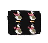 YYHHAOFA Duck Blowing in The Wind Picture - Funda portátil para portátil a prueba de golpes de 12 pulgadas, para hombres y mujeres, viajes de negocios, oficina, uso diario