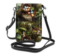 YYHHAOFA Easter Treasures In The Garden - Bolso cruzado pequeño de cuero para mujer, impermeable y duradero