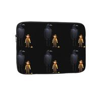 YYHHAOFA Funda portátil para portátil con diseño de cuervo junto a un espantapájaros - Funda portátil a prueba de golpes para laptop de 17 pulgadas, para hombres y mujeres, viajes de negocios, oficina