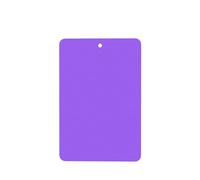 YYHHAOFA Juego de 4 tarjetas de ambientadores rectangulares para coche, color morado claro, color morado claro, para colgar en el armario, baño, decoración interior del coche