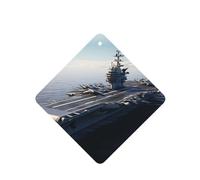 YYHHAOFA Juego de 6 tarjetas aromáticas cuadradas para coche, diseño de portador de aviones, para decoración de interiores de dormitorio, baño, coche