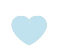 YYHHAOFA Juego de 6 tarjetas aromáticas para coche, diseño de corazón en forma de corazón, de color sólido, para colgar en el dormitorio, baño, decoración interior del coche