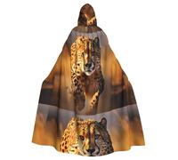 YYHHAOFA La capa con capucha para adultos con estampado de guepardos Swift es un poncho con capucha súper grande, cómodo y duradero para Halloween