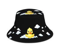 YYHHAOFA Little Yellow Duck on The Cloud - Sombrero reflectante para hombre y mujer, informal, para exteriores