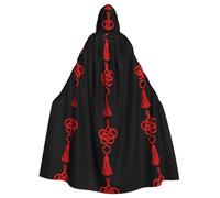YYHHAOFA May All Your Wishes Come True Patrón Halloween Adulto Capa con capucha para hombres y mujeres Ropa Mantle Juego de rol