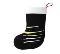 Yyhhaofa Meteor Hits The Moon - Calcetines decorativos de Navidad para rellenar pequeños regalos como dulces y juguetes pequeños
