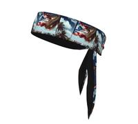 YYHHAOFA Puerto Rico - Pañuelo deportivo impreso con bandera de papel pintado que absorbe el sudor y es transpirable, diadema de movimiento, pañuelo de doble cara