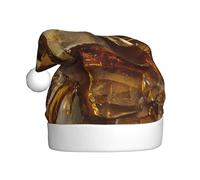 YYHHAOFA Sombrero de Navidad con fragmentos de cristal dorado para adultos, para hombres y mujeres, diadema para ocasiones festivas