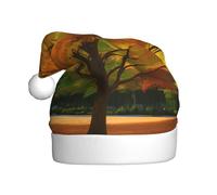 YYHHAOFA Sombrero de Navidad con imagen de arce de hojas de otoño para adultos, suave y esponjoso, ideal para uso a largo plazo
