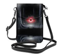 YYHHAOFA The Eye Of Terror In The Forest - Bolso cruzado pequeño de cuero para mujer, impermeable y duradero