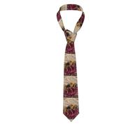 YYHHAOFA The King of Bees Picture - Corbata para hombre, estilo clásico, ideal para vacaciones y trabajo