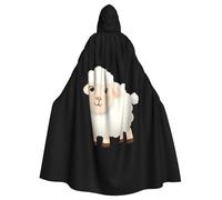 YYHHAOFA The Shy Little Sheep Pattern - Capa con capucha para adultos y hombres, ropa para juegos de rol