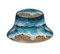 YYHHAOFA The Waves on The Beach - Gorro reflectante para hombre y mujer, informal, para exteriores, color negro
