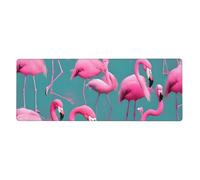 YYHWHJDE A Flock of Flamingos Picture - Alfombrilla de mouse extra grande para computadora, oficina, teclado antideslizante para juegos, versión gruesa, 30,5 x 80 cm