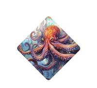 YYHWHJDE Ambientadores cuadrados con impresión de tentáculos de pulpo, paquete de seis tarjetas perfumadas para colgar en el armario, baño, decoración interior del coche