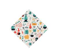 YYHWHJDE Ambientadores cuadrados de impresión química para coche, paquete de seis tarjetas: tarjetas perfumadas colgantes para armario, baño, decoración interior del coche