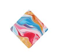 YYHWHJDE Ambientadores cuadrados de mármol de colores para coche, paquete de seis tarjetas: tarjetas perfumadas colgantes para armario, baño, decoración interior del coche
